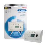 Kidde 10 Year Worry-Free Sealed-In Lithium Battery Carbon Monoxide Detector with Digital Display - White