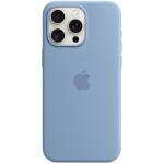 Apple iPhone 15 Pro Max Silicone Case with MagSafe - Winter Blue