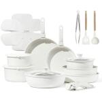 CAROTE 25pcs Detachable Handle Pots and Pans Set