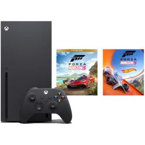 Xbox Series X Forza Horizon 5 Bundle – 1TB SSD, 4K Gaming, Carbon Black