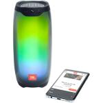 JBL Pulse 4 Waterproof Portable Bluetooth Speaker with Light Show, Black