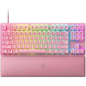 Razer Huntsman V2 (Quartz Pink) TKL Tenkeyless Gaming Keyboard