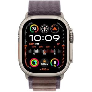 Apple Watch Ultra 2 [49mm] Titanium Case with Indigo Alpine Loop (Installment)