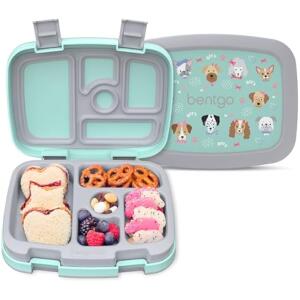 Bentgo Puppy Love Kids Prints Leak-Proof Bento-Style Lunch Box