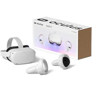 Oculus Quest 2 128GB VR Headset Bundle, White - Advanced All-in-One Virtual Reality Headset with Cover Set