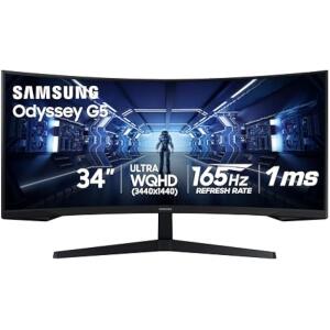 Samsung Odyssey G5 34-inch Curved Gaming Monitor