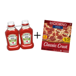 Heinz Ketchup 2 pk + DiGiorno Classic Crust Pepperoni