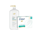 Dove shampoo Moisture 25.4 oz + Dove Sensitive Skin Gentle 8 bars