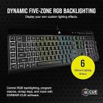 Corsair Black - K55 RGB PRO Membrane Wired Gaming Keyboard