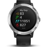 Garmin 010-01769-01 Vivoactive 3 Smartwatch - Black with Silver Hardware