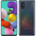 Black - SAMSUNG Galaxy A51 128GB (6.5 inch) Display Quad Camera 48MP A515U Unlocked (Renewed)