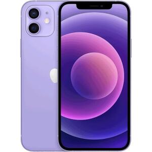 Purple - Apple iPhone 12, 64GB Unlocked (Renewed)