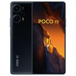 Black - Xiaomi Poco F5 5G + 4G LTE 256GB + 12GB Global Version Unlocked 6.67" 120Hz 64Mp Triple Camera