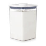 OXO Good Grips POP Container, Airtight Food Storage, Big Square Medium 4.4 Qt, Perfect for 5 lbs of Flour or Sugar