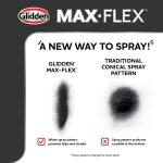 GLIDDEN MAX FLEX -12 oz. Satin Brick Red Interior/Exterior All Surface Spray Paint and Primer