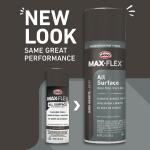 GLIDDEN MAX FLEX - 12 oz. Satin Dark Granite Interior/Exterior All Surface Spray Paint and Primer