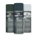 GLIDDEN MAX FLEX - 12 oz. Satin Dark As Night Interior/Exterior All Surface Spray Paint and Primer