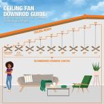 Home Decorators CollectionMerwry 52 in. Integrated LED Indoor Matte Black Ceiling Fan with Light Kit and Remote Control (SW1422MBK)