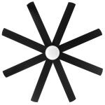 Home Decorators CollectionCelene II 62 in. Indoor/Outdoor Matte Black DC Motor Ceiling Fan (YG908J-MBK)