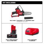 M12 FUEL 12V Brushless 6" Pruning Saw Kit with 4.0 Ah Battery & Charger