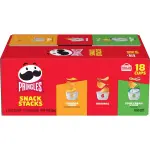 Pringles(12.9oz/18ct)Snack Stacks Variety Pack Potato Crisps Chips