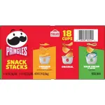 Pringles(12.9oz/18ct)Snack Stacks Variety Pack Potato Crisps Chips