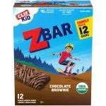 CLIF Kid ZBAR 12-Pack Organic Chocolate Brownie Snack Bars