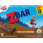 CLIF Kid ZBAR 12-Pack Organic Chocolate Brownie Snack Bars