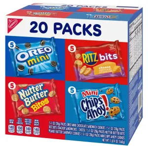 Nabisco 20 Packs Classic Mix Variety Pack With Cookies & Crackers