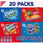 Nabisco 20 Packs Classic Mix Variety Pack With Cookies & Crackers