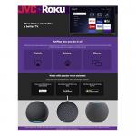 JVC 32-Inch 720p HD LED Roku Smart TV