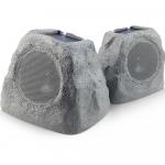 iHome - Outdoor Rechargeable Bluetooth Solar Rock Speakers with TWS Linking