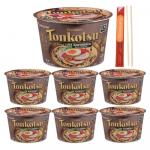 Nongshim Tonkotsu Ramen Bowls 6 count 3.56 Oz (Black Garlic) -