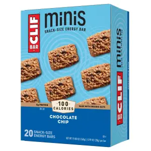 CLIF Bar 20-Count Chocolate Chip Energy Bar Minis