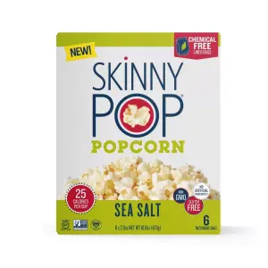 SkinnyPop 16.8oz Microwave Sea Salt Popcorn