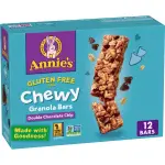 Annie's 11.7oz Organic Gluten Free Double Chocolate Chip Granola Bars Value Pack