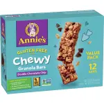 Annie's 11.7oz Organic Gluten Free Double Chocolate Chip Granola Bars Value Pack