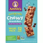 Annie's 11.7oz Organic Gluten Free Double Chocolate Chip Granola Bars Value Pack