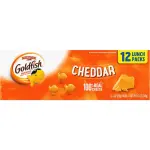 Goldfish12 Lunch Packs Pepperidge Farm Goldfish Cheddar