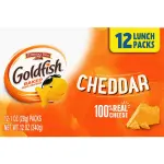 Goldfish12 Lunch Packs Pepperidge Farm Goldfish Cheddar