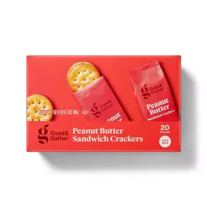 Good & Gather20 Packs Peanut Butter Sandwich Crackers