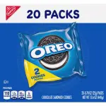 Oreo 20 Snack Packs Chocolate Sandwich Cookies