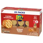 Ritz 20 Packs - Peanut Butter Cracker Sandwiches