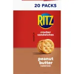 Ritz 20 Packs - Peanut Butter Cracker Sandwiches