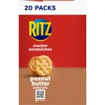 Ritz 20 Packs - Peanut Butter Cracker Sandwiches