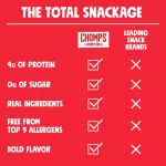 Chomps Snack Sticks6ct/0.5oz - CHOMPLINGS Original Beef Sticks