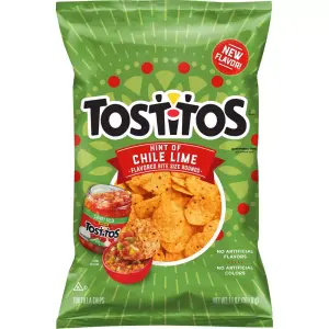 Tostitos11oz Hint of Chile Lime Bite Size Rounds