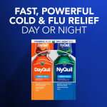 Vicks DayQuil and NyQuil Cough (Combo Pack) Cold & Flu Relief Liquid