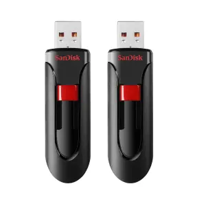 SanDisk 64GB Cruzer Glide USB 2.0 Flash Drive 2 Pack