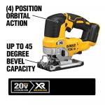 DEWALT 20V MAX XR Cordless Brushless Jigsaw (Tool Only)